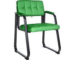 CLP Canada B Eetkamersstoel - Kunstleer groen