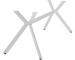 CLP Cascada Tafelpoten - Tafelframe - Tafelonderstel - Met poedercoating - Wit - wit