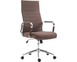 CLP Columbus Bureaustoel - Ergonomisch - Voor volwassenen - Stof - bruin
