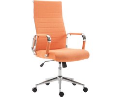 CLP Columbus Bureaustoel - Ergonomisch - Voor volwassenen - Stof - oranje