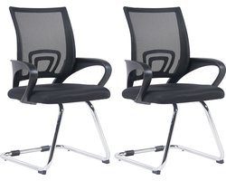 CLP Eureka Set van 2 Stoelen zwart