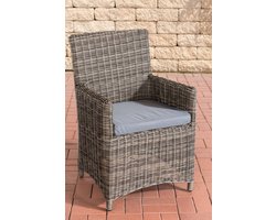 CLP Fontana Stoel - 5mm Wicker grijs gevlekt ijzerachtig grijs