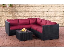 CLP GENERO - Loungeset - 5 mm zwart robijnrood