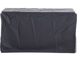 CLP Hoes voor tuinmeubelbank - Waterdicht I UV-bestendig - 126 X 71 X 76 cm zwart