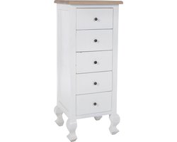 CLP Kora Ladekast - Commode - Dressoir - Vrijstaand Voor Hal En Woonkamer - Hout - natura/wit