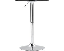 CLP Lamoni Bartafel - in hoogte verstelbare - bar tafel - bistrotafel - rond/zwart
