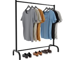 CLP Lara Kledingrek - Kledingstandaard - Dressboy - 120x38x120 cm/zwart