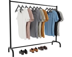 CLP Lara Kledingrek - Kledingstandaard - Dressboy - 150x38x120 cm/zwart