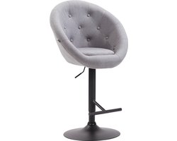 CLP London V2 Barkruk Stof grijs zwart