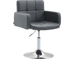 CLP Los Angeles Loungestoel - Fauteuil - Kunstleer - grijs