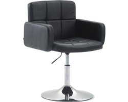 CLP Los Angeles Loungestoel - Fauteuil - Kunstleer - zwart