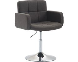 CLP Los Angeles Loungestoel - Fauteuil - Stof - donkergrijs
