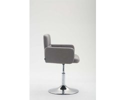 CLP Los Angeles Loungestoel - Fauteuil - Stof - grijs
