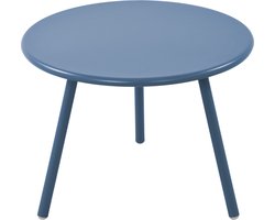 CLP Minot Salontafel - Rond - Bijzettafel - loungetafel - Rond - Tuintafel - voor buiten en binnen - weer- en UV-bestendig - blauw