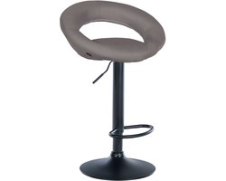 CLP Olinda Barkruk - Stof zwart/grijs