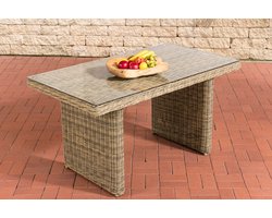 CLP Rotan Eettafel La Gomera natura 140 cm