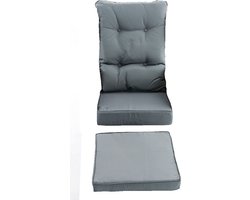 CLP Set van 3 kussenhoezen Breno ijzergrijs