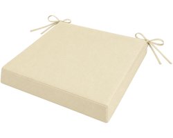 CLP Sibell of Kiran Tuinkussen - Zitkussen voor Tuinstoel - Stoelkussen - Landelijk Design - creme