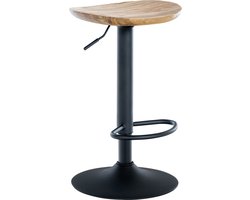 CLP Skelde Barkruk - Verstelbaar - Hout - natura