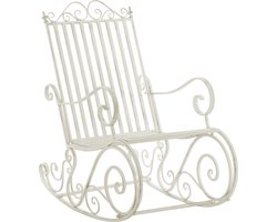 CLP Smilla - Schommelstoel - Metaal antiek/wit
