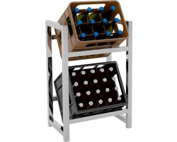 CLP Stack Krattenrek - Zwaar - chroom 75x47x31 cm