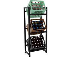 CLP Stack Krattenrek - Zwaar - zwart 116x47x31 cm