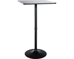 CLP Statafel Partytafel - Hoekig - zwart/zwart