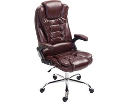 CLP Thor Bureaustoel - Kunstleer bordeauxrood