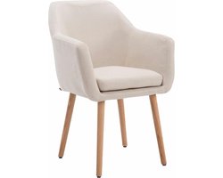 CLP Utrecht Eetkamerstoel - Stof beige natura