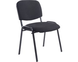 CLP XL Ken Bezoekersstoel - Stof zwart
