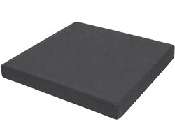 CLP Zitkussen Smilla, tuinstoel kussen met 5 cm vulling, 600D Oxford stof donkergrijs