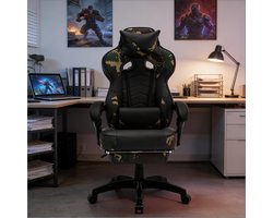 Clruro Bureaustoel - Stijlvol en Ademend - Gamingstoel - Vergaderstoel - Ligstoel