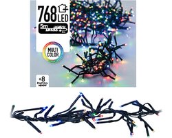 Clusterverlichting 768 LED 5.5m multicolor