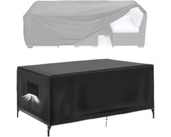 CLVP® Beschermhoes Tuinmeubelen - Tuinsethoes - Waterdicht - Zwart