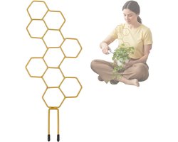 CLVP® Klimrek Planten - Plantensteunen voor Klimplanten - Wandrek voor Buiten - Geel