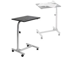 CLVP® Laptoptafel op Wielen - Bedtafeltje - Bijzettafel