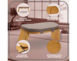 CLVP® Vloerstoel - Meditatiestoel - Yoga Stoel