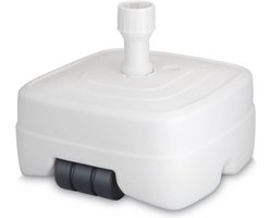 CN Continental Kunststof Parasolvoet Wit | Vulbaar 45 liter