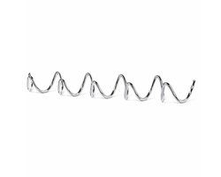 Coat Hooks Wall Mount - Wandgemonteerde Electroplated Zilveren Golfvormige Jas Haak - Creatieve Opberghaak voor Kleding - 50cm Lengte (Boorgatinstallatie)