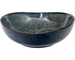 Cobalt Blue Oval Bowl 16.9x16.5x6cm