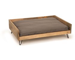 Cocapet - designed by Lotte - hondenbank - kattenbank - hondensofa - 76 x 45 x 23 cm - kussen met rits - mooi en comfortabel voor uw lieve viervoeter -