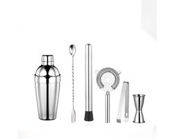 Cocktail shaker set - cocktail set - cocktail shaker - blender - shaker - RVS（6 stuks）