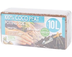 Coco Coir Blokken 2x10L – Kokos Potgrond – 20L – Voor Binnen & Buiten Planten – Eco Friendly