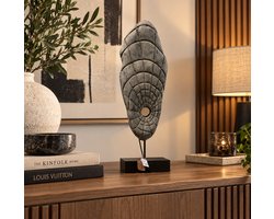 coco maison “woonaccessoire”, “decoratie beeld”, “ring”, “staand”, “bruin/grijs”, “Japandi