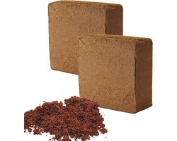 CocoNamvie Kokospotgrond 10kg – ca. 160L Kokos Potgrond – Gewassen & Zoutarm – 100% Turfvrij & Duurzaam – Voor Kweek, Tuin, Kamerplanten & Terrarium