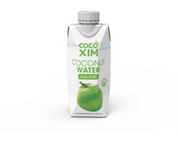 Cocoxim 100% Pure kokoswater - 12x330ml - pure coconut water - Coco Xim - niet gemaakt uit concentraat en geen toevoegingen - 100% puur