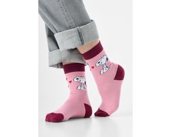 Codello 2 paar PEANUTS™ sokken met Snoopy & harten motief van katoenmix