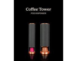 Coffee Tower - Pennenhouder voor bureau en werkplek - Decoratieve organizer - woonaccessoire, bureau organizer, kantoor, interieur