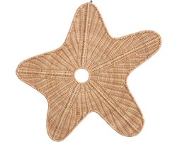 Cokos Aster de zeester rotan wanddecoratie small