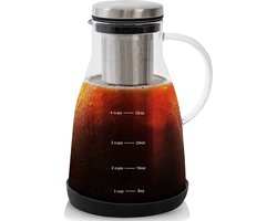 Cold Brew Koffie Maker - Slow Coffee - Borosilicaat Glas - 0.9 Liter - Uitneembare Filter